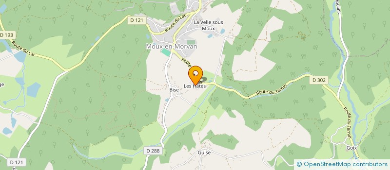 localisation de l'entreprise MORVAN RENOV à MOUX-EN-MORVAN
