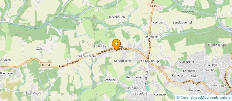 localisation de l'entreprise MORVAN SA  AUDIERNE