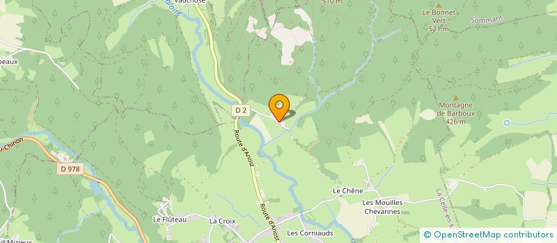 localisation de l'entreprise MORVAN VIGNES ET VINS  LA CELLE-EN-MORVAN