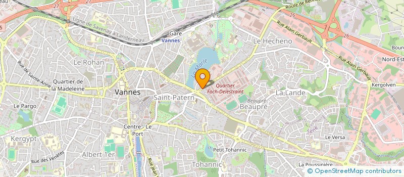 localisation de l'entreprise MORVANT EXECUTION MAITRISE D'OEUVRE à VANNES