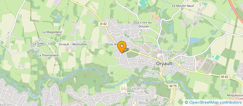 localisation de l'entreprise MORVAULT  ORVAULT