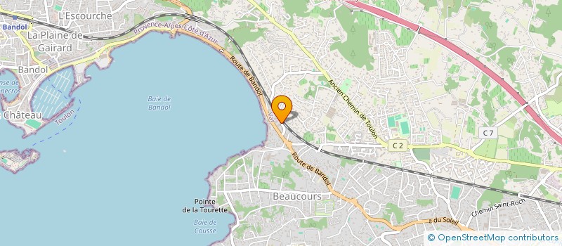 localisation de l'entreprise MORVENEDE à SANARY-SUR-MER