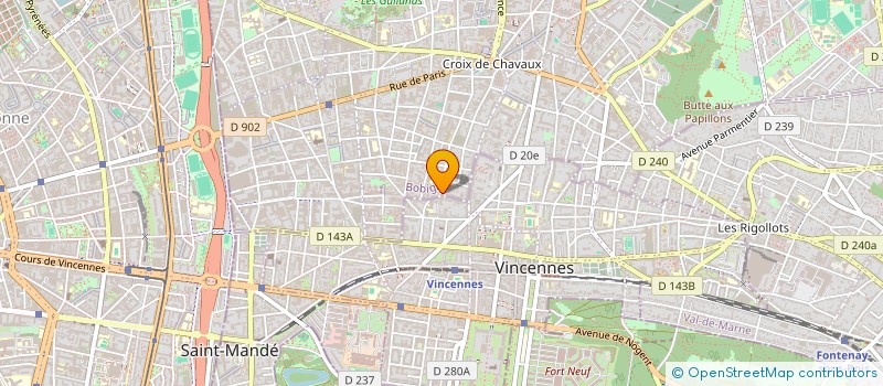 localisation de l'entreprise MORVOUILLE FACTORY à MONTREUIL