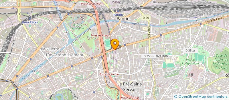 localisation de l'entreprise MORY GROUP LOGISTIC 13  PANTIN