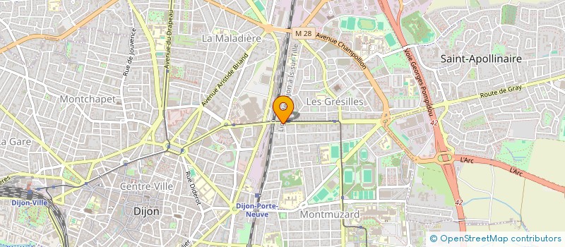 localisation de l'entreprise MORY SOLENNE à DIJON