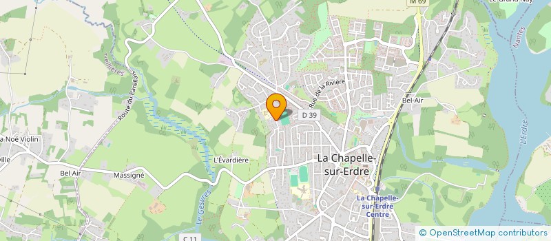 localisation de l'entreprise MORYAMA à LA CHAPELLE-SUR-ERDRE