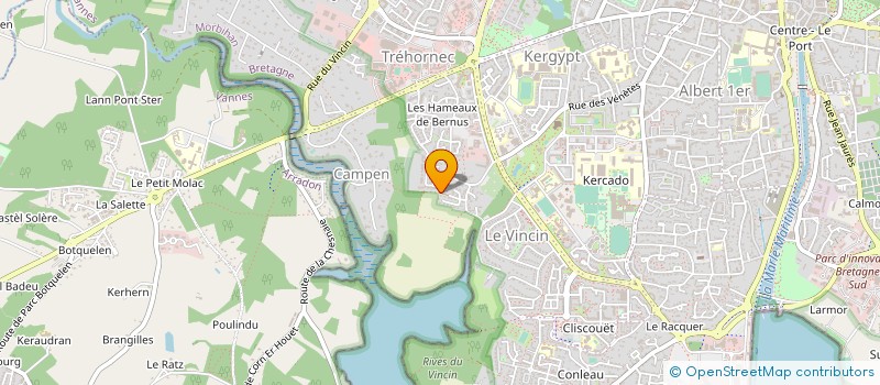 localisation de l'entreprise MORYAN à VANNES