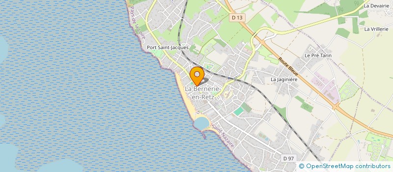 localisation de l'entreprise MORYDIS à LA BERNERIE-EN-RETZ