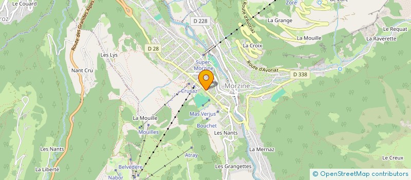 localisation de l'entreprise MORZINE SKI à REIGNIER-ESERY