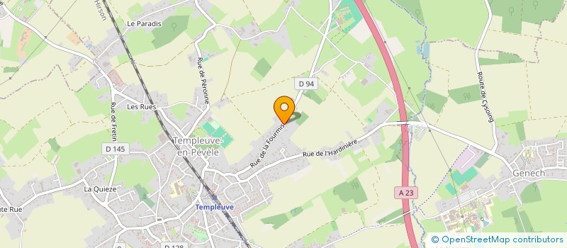 localisation de l'entreprise MORZINEMAT  TEMPLEUVE-EN-PEVELE