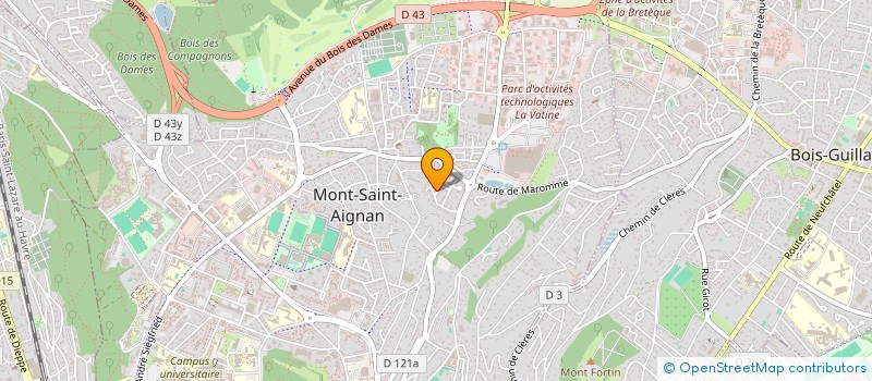 localisation de l'entreprise MOS'ARTS  MONT-SAINT-AIGNAN