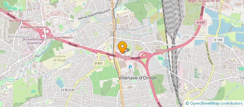 localisation de l'entreprise MOS MENUISERIES à VILLENAVE-D'ORNON