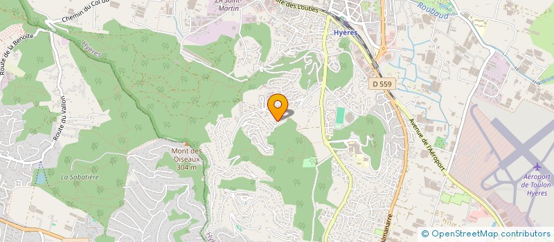 localisation de l'entreprise MOSA ASSOCIATION ( M.A )  HYERES