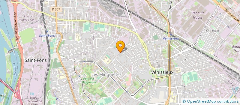 localisation de l'entreprise MOSA INGENIERIE à VENISSIEUX