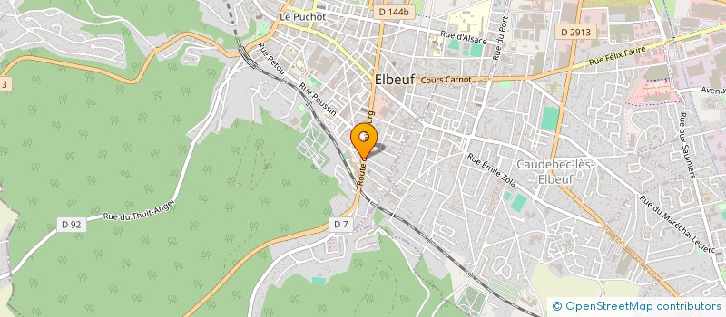 localisation de l'entreprise MOSADA à ELBEUF