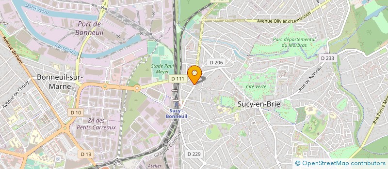 localisation de l'entreprise MOSAIC  SUCY-EN-BRIE