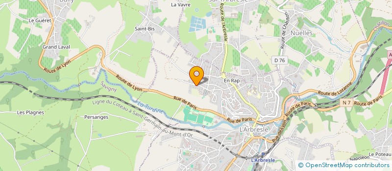 localisation de l'entreprise MOSAIC à L'ARBRESLE