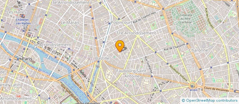 localisation de l'entreprise MOSAIC 75 PRODUCTION  PARIS