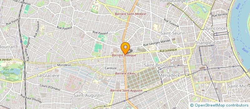 localisation de l'entreprise MOSAIC à BORDEAUX