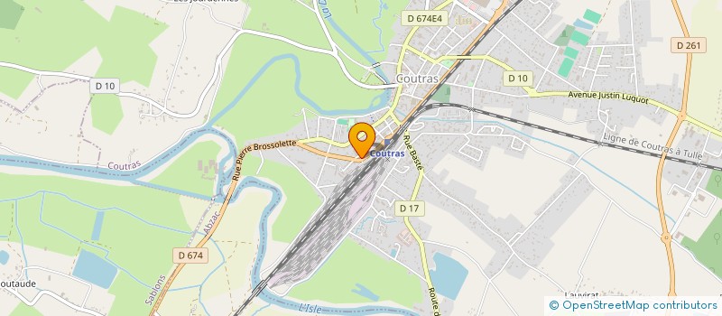 localisation de l'entreprise MOSAIC ET CARO  COUTRAS