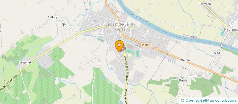 localisation de l'entreprise MOSAIC MMOBILIER  LABASTIDE-SAINT-PIERRE