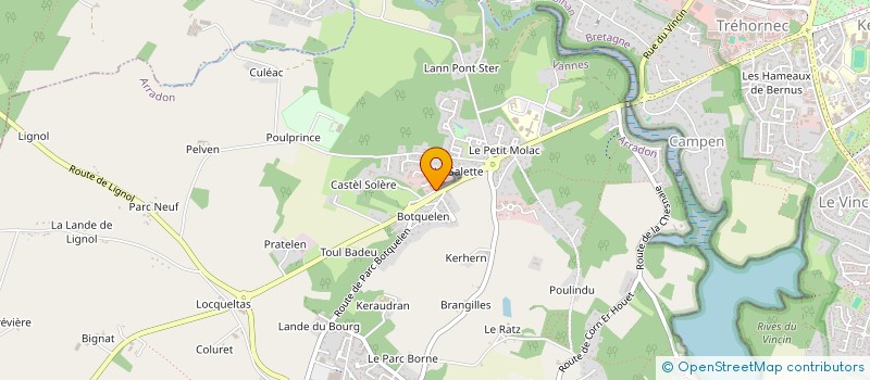 localisation de l'entreprise MOSAIC SERVICES à ARRADON