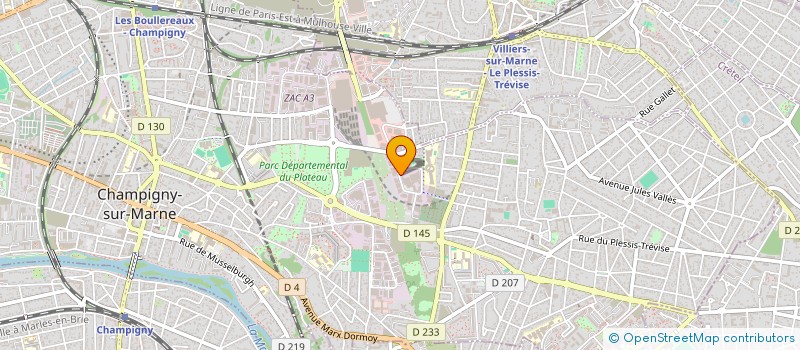 localisation de l'entreprise MOSAIC TRADUCTEURS INTERPRETES  CHAMPIGNY-SUR-MARNE