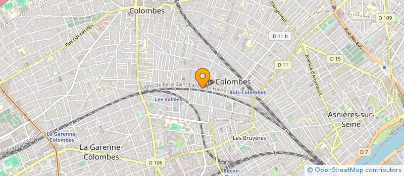 localisation de l'entreprise MOSAICMAKER à BOIS-COLOMBES