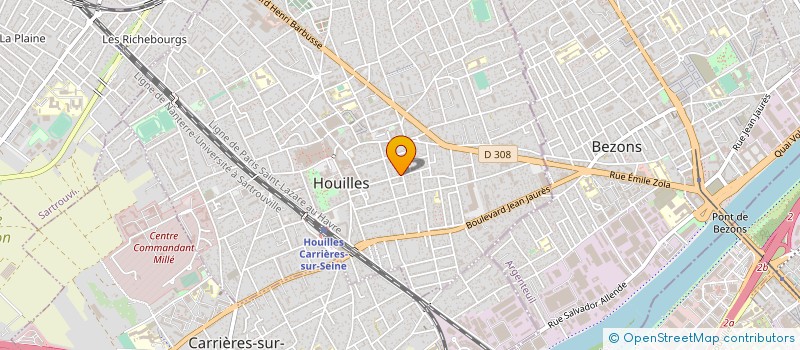 localisation de l'entreprise MOSAICULTURE à HOUILLES