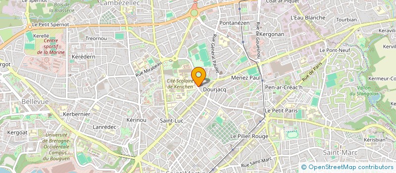 localisation de l'entreprise MOSAIK à BREST
