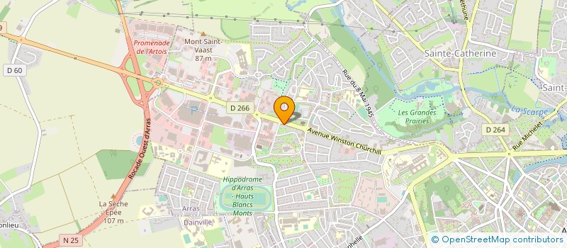 localisation de l'entreprise MOSAIK à ARRAS