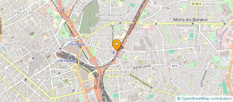 localisation de l'entreprise MOSAIQ à LILLE