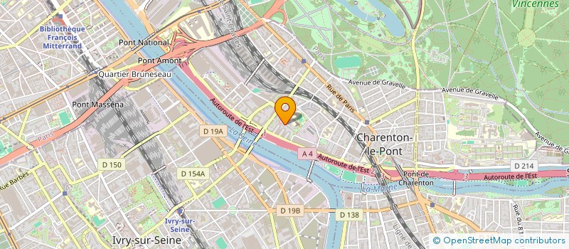 localisation de l'entreprise MOSAIQUE à CHARENTON-LE-PONT