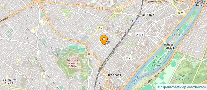 localisation de l'entreprise MOSAIQUE  SURESNES
