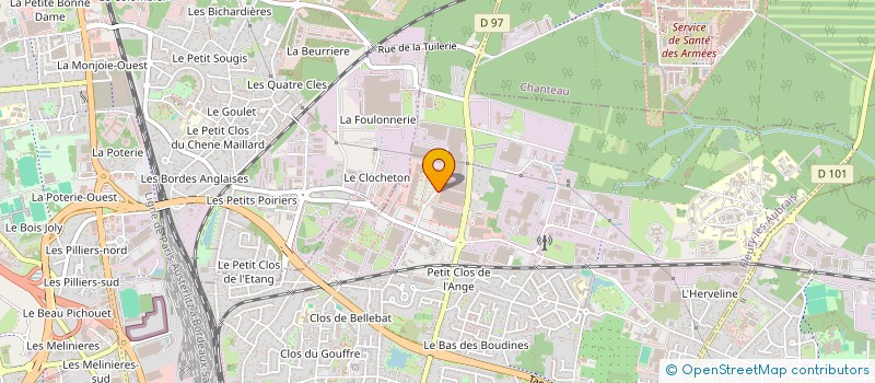 localisation de l'entreprise MOSAIQUE à FLEURY-LES-AUBRAIS