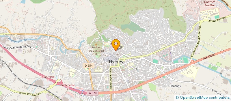 localisation de l'entreprise MOSAIQUE à HYERES