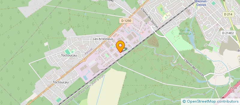 localisation de l'entreprise MOSAIQUE  CESTAS