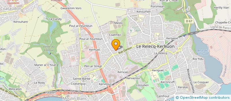 localisation de l'entreprise MOSAIQUE  LE RELECQ-KERHUON