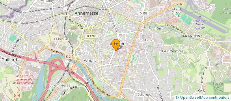 localisation de l'entreprise MOSAIQUE à ANNEMASSE