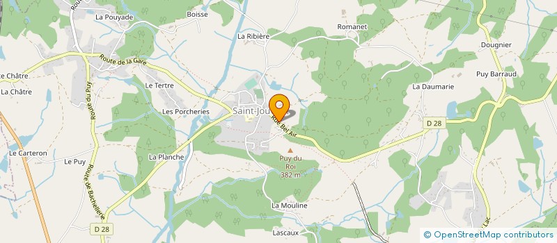 localisation de l'entreprise MOSAIQUE ARTISTIQUE EN LIMOUSIN à SAINT-JOUVENT
