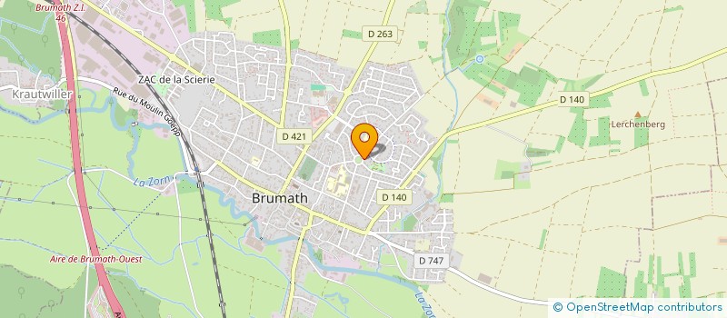 localisation de l'entreprise MOSAIQUE DECORS SARL  BRUMATH
