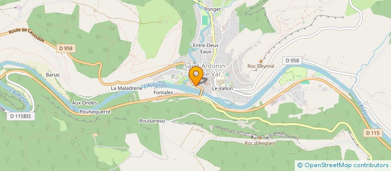 localisation de l'entreprise MOSAIQUE EN VAL  SAINT-ANTONIN-NOBLE-VAL