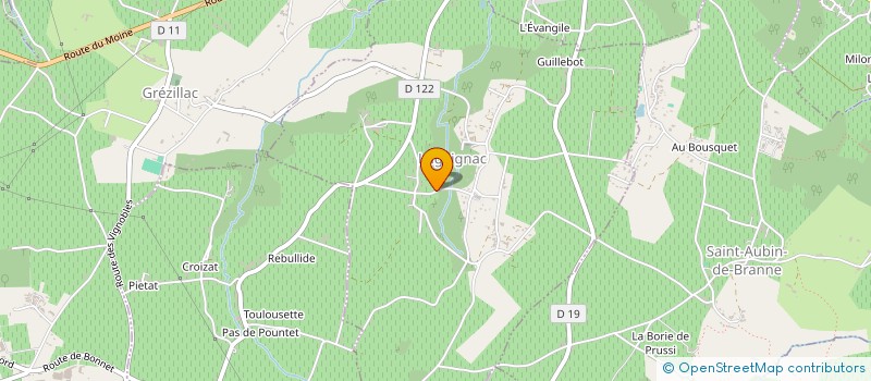 localisation de l'entreprise MOSAIQUE ET PLUS  LUGAIGNAC