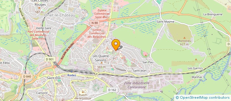 localisation de l'entreprise MOSAIQUE MEDITERRANEENNE  ONET-LE-CHATEAU