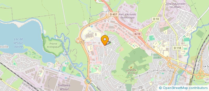 localisation de l'entreprise MOSAIQUE MUSICALE DE HAUTE-SAONE  VESOUL