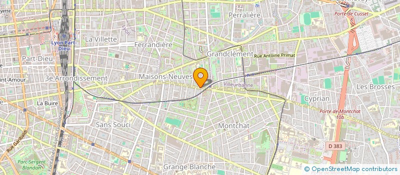 localisation de l'entreprise MOSAIQUE RENOVATION  VILLEURBANNE