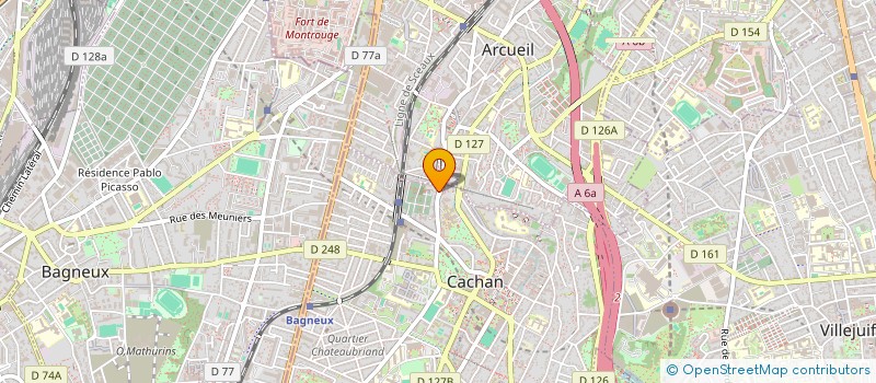 localisation de l'entreprise MOSAIQUE SCI  CACHAN