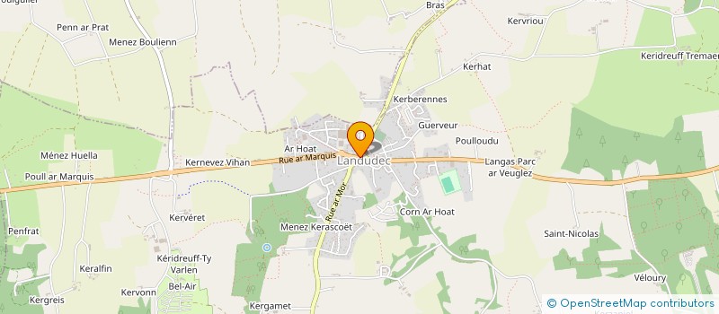 localisation de l'entreprise MOSAIQUES à LANDUDEC