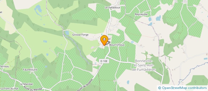 localisation de l'entreprise MOSAIQUES  BONNEVILLE-ET-SAINT-AVIT-DE-FUMADIERES