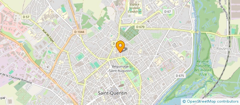 localisation de l'entreprise MOSAIQUES à SAINT-QUENTIN